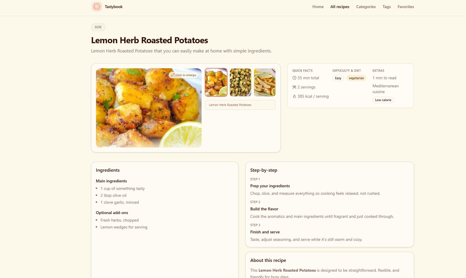 Tasty Book – وباپ منوی رسپی